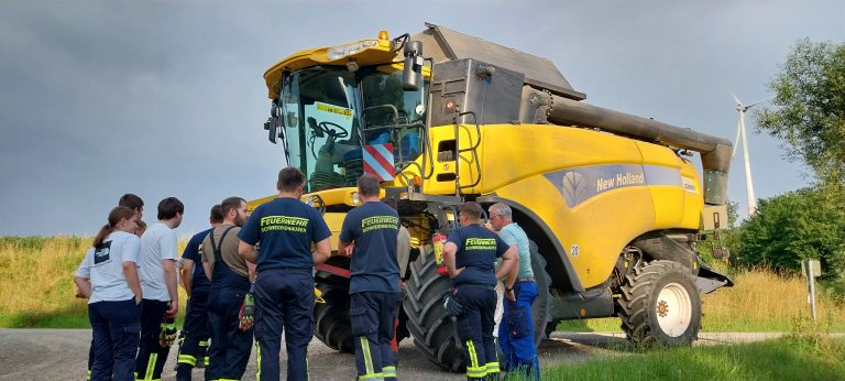 Technischer Dienst am Mähdrescher